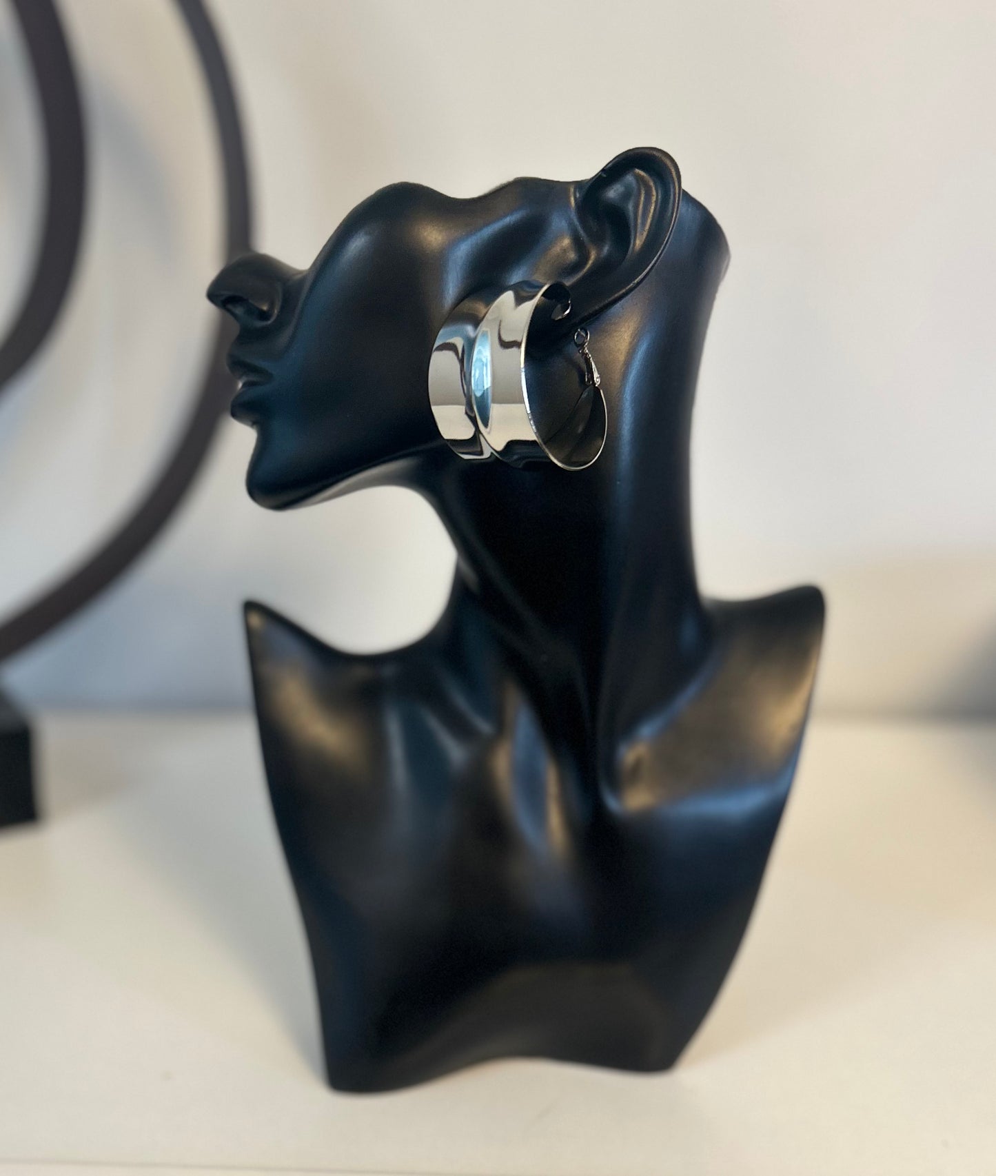 “Silva Hoopz” Drop Earrings