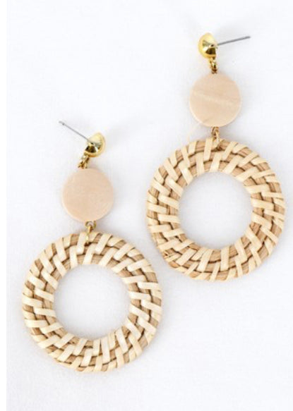 “You Got Me Woven In Circles” Earrings