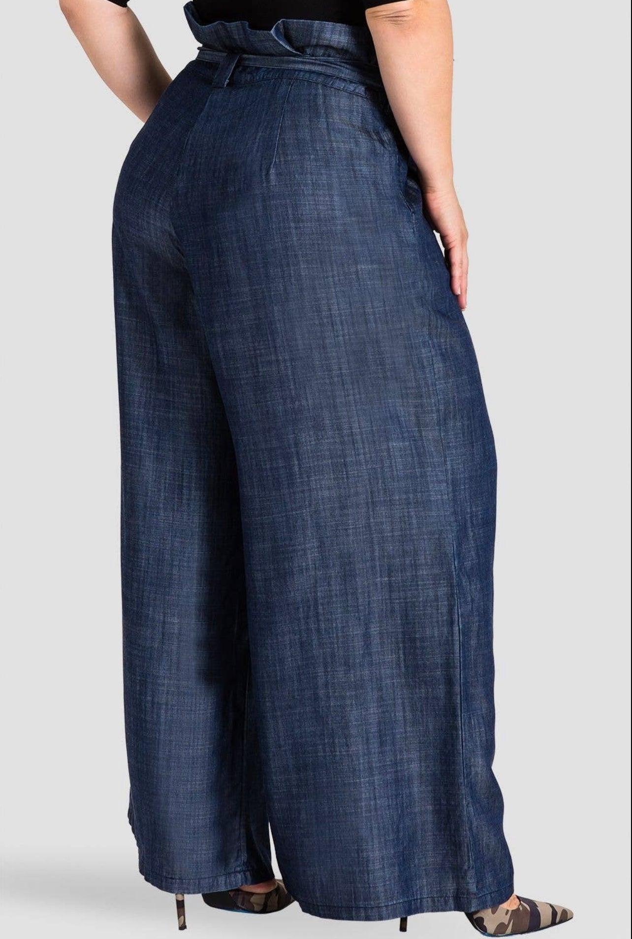 “Draw Me Near” Curvy Palazzo Pants