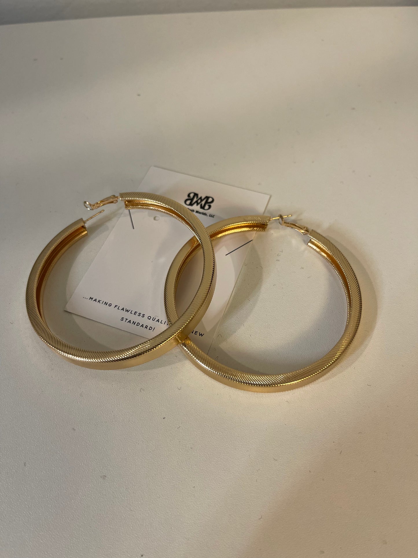 “Filigree.2” Hooped Earrings