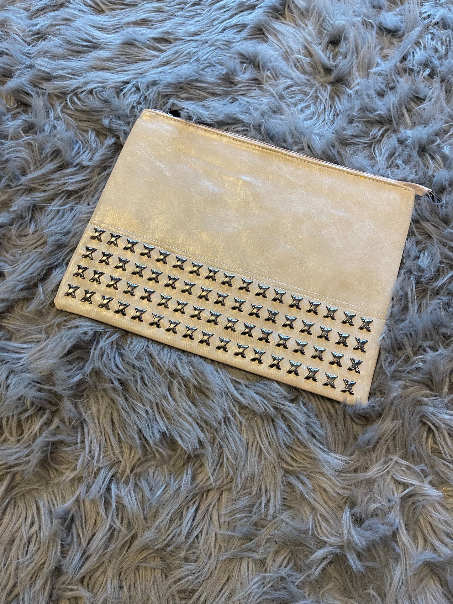 “Criss Cross” Oversized Clutch