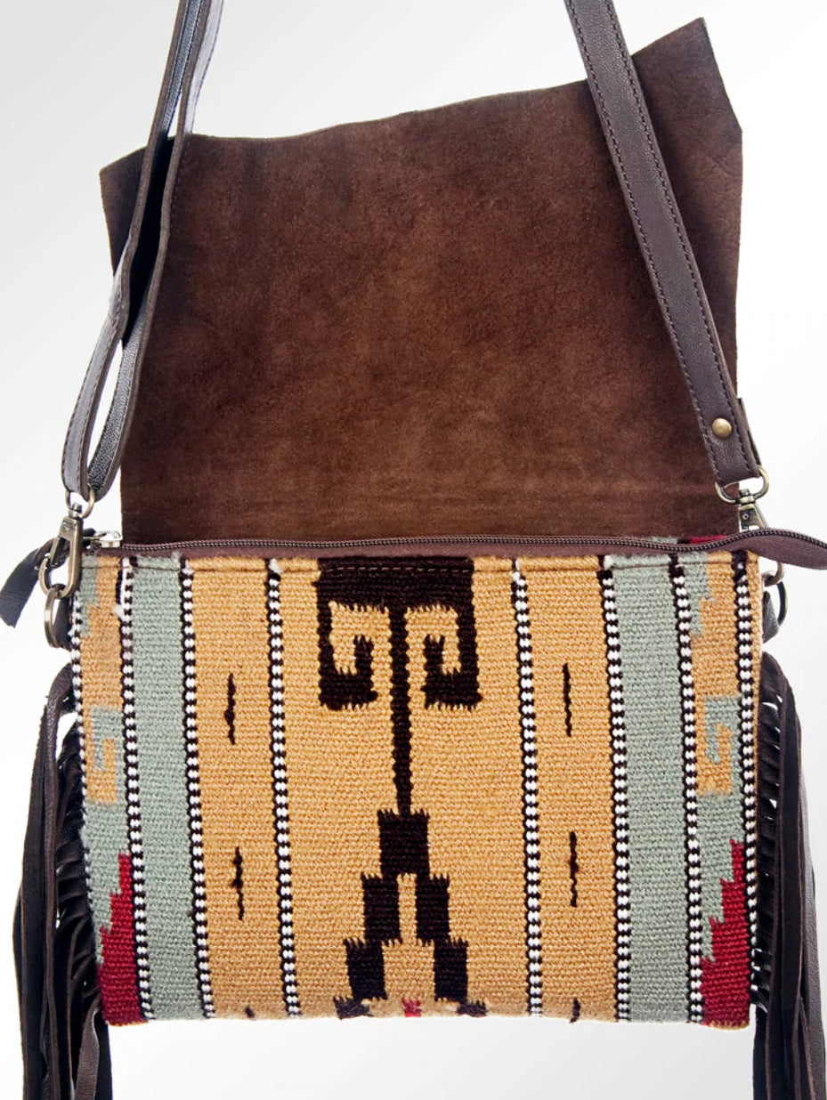 “Tribal” Aztec Print Crossbody