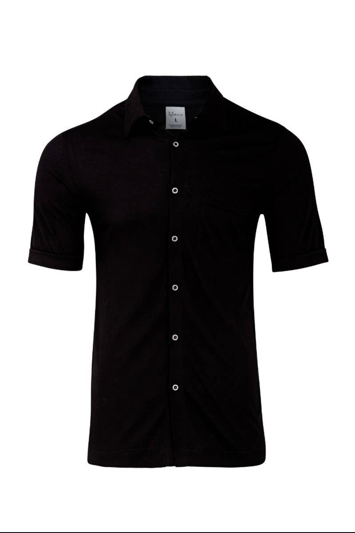 “Lucky” Linen Blend Muscle Fit Shirt