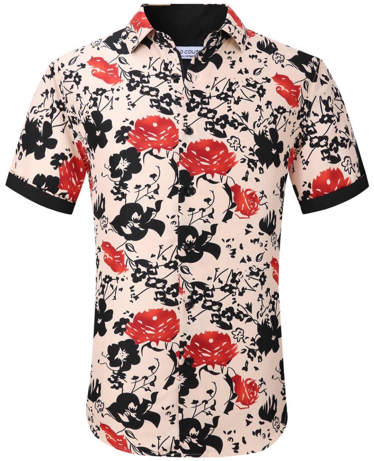 Men’s “Bold Rose” Printed Shirt