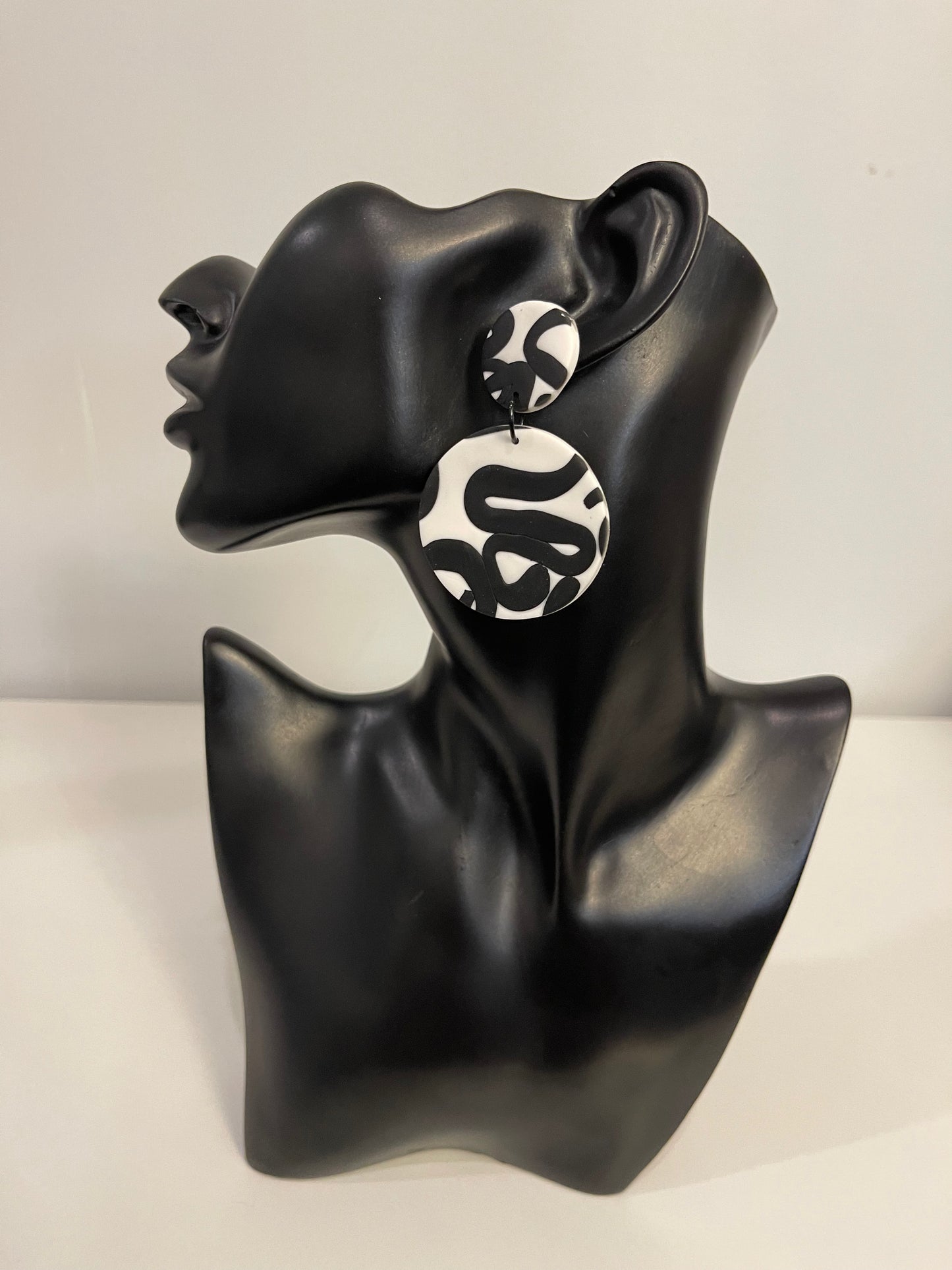 “ZigZag” Round Statement Earrings