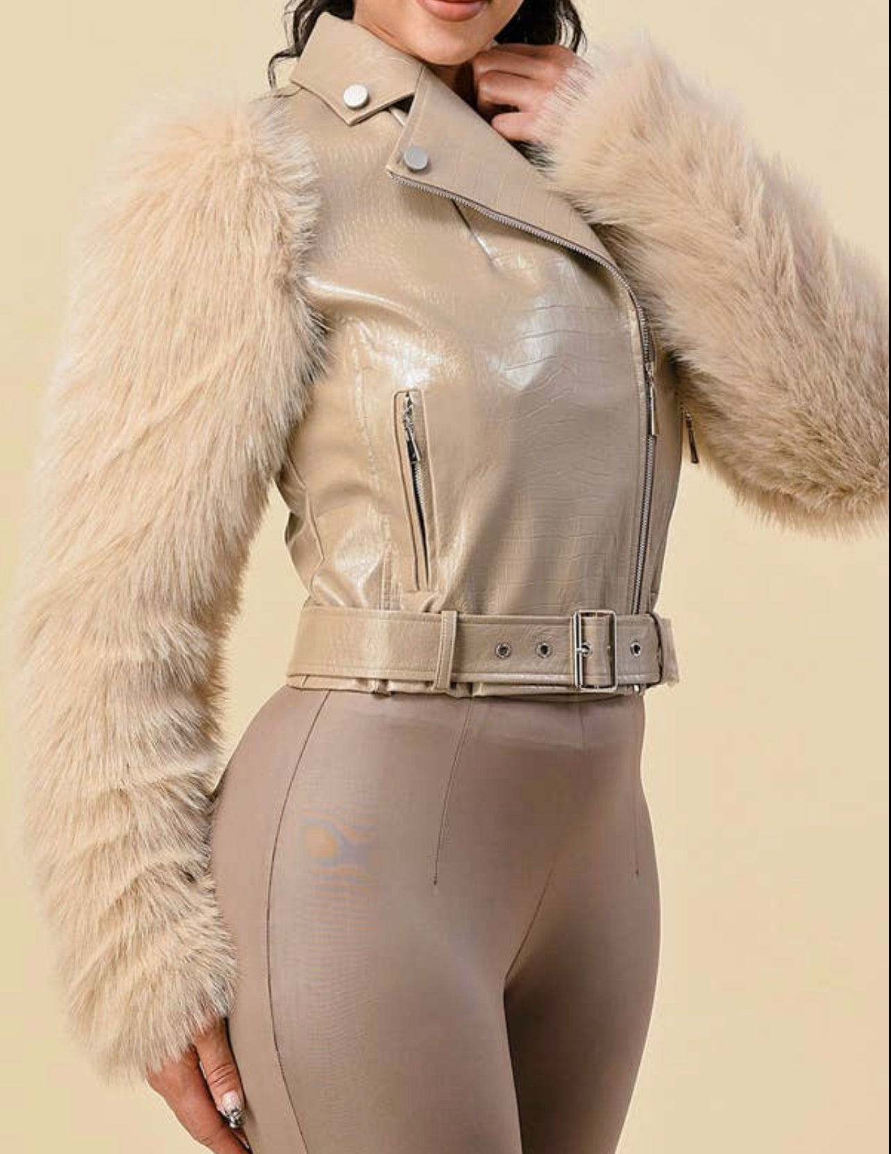 “Croc With Me” Moto Jacket