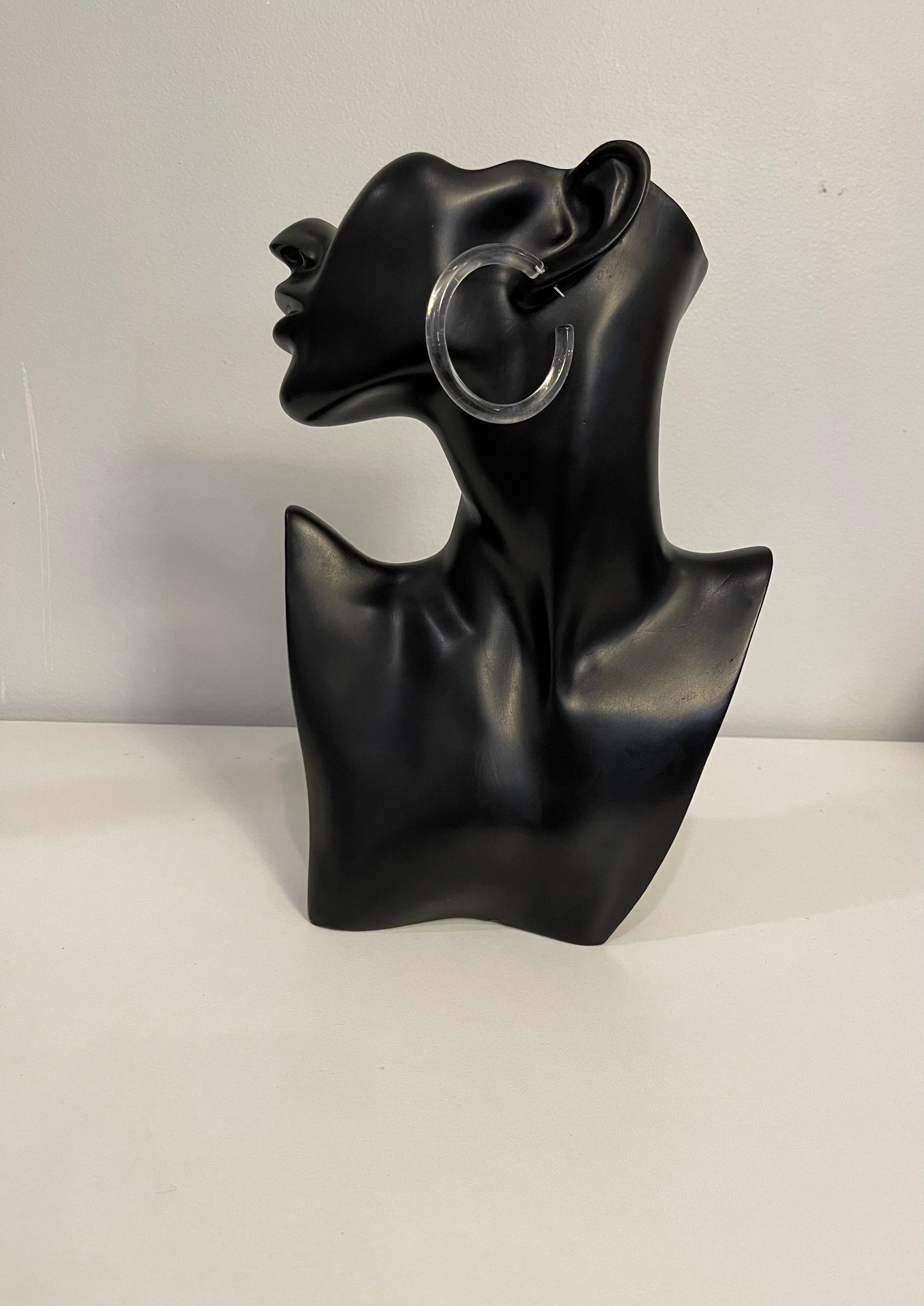 “Clearly” Hooped Earrings