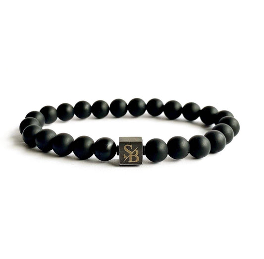 “Matte Onyx” Stone Bracelets