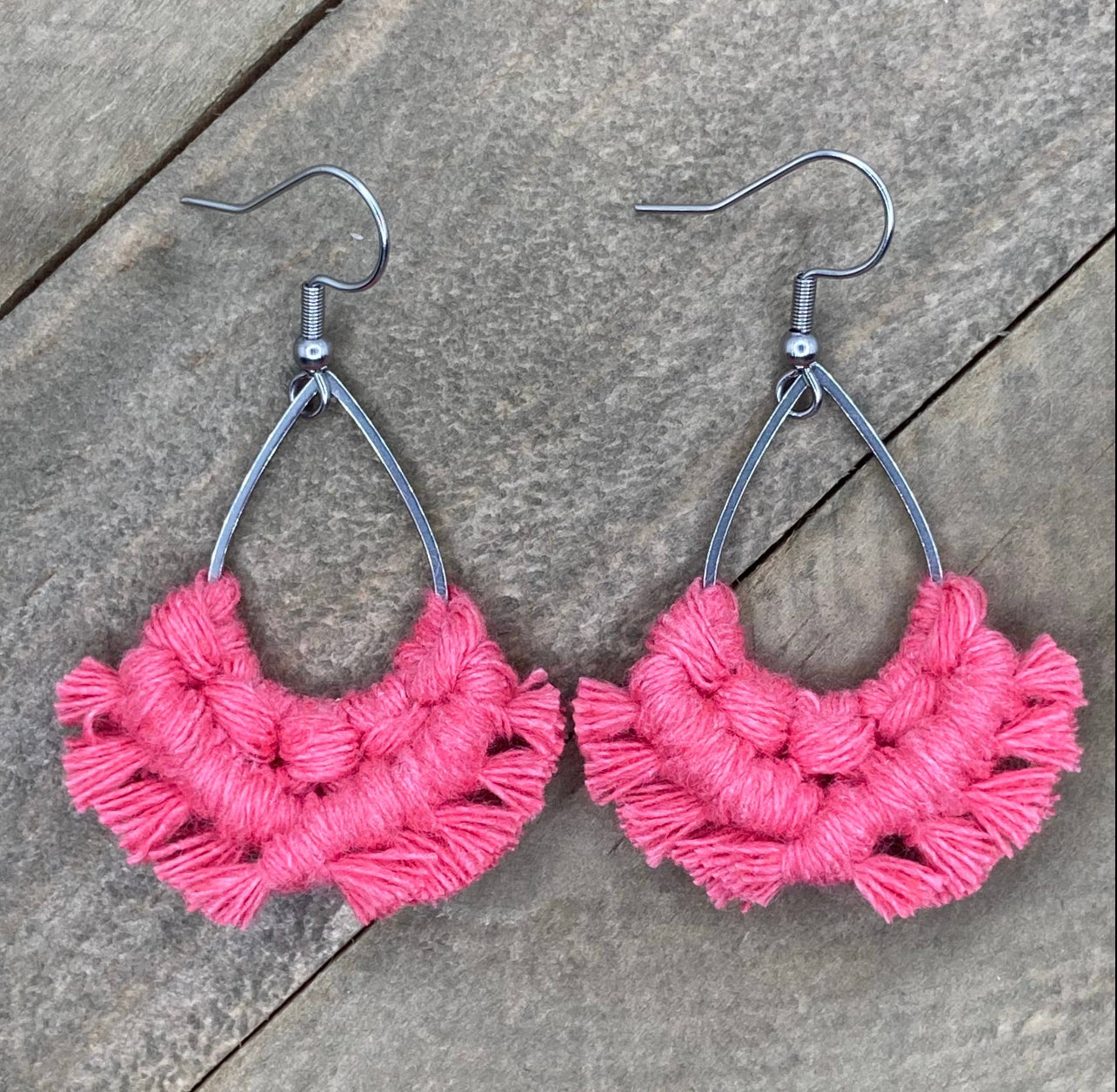 “Fall-ish” Fringe Earrings